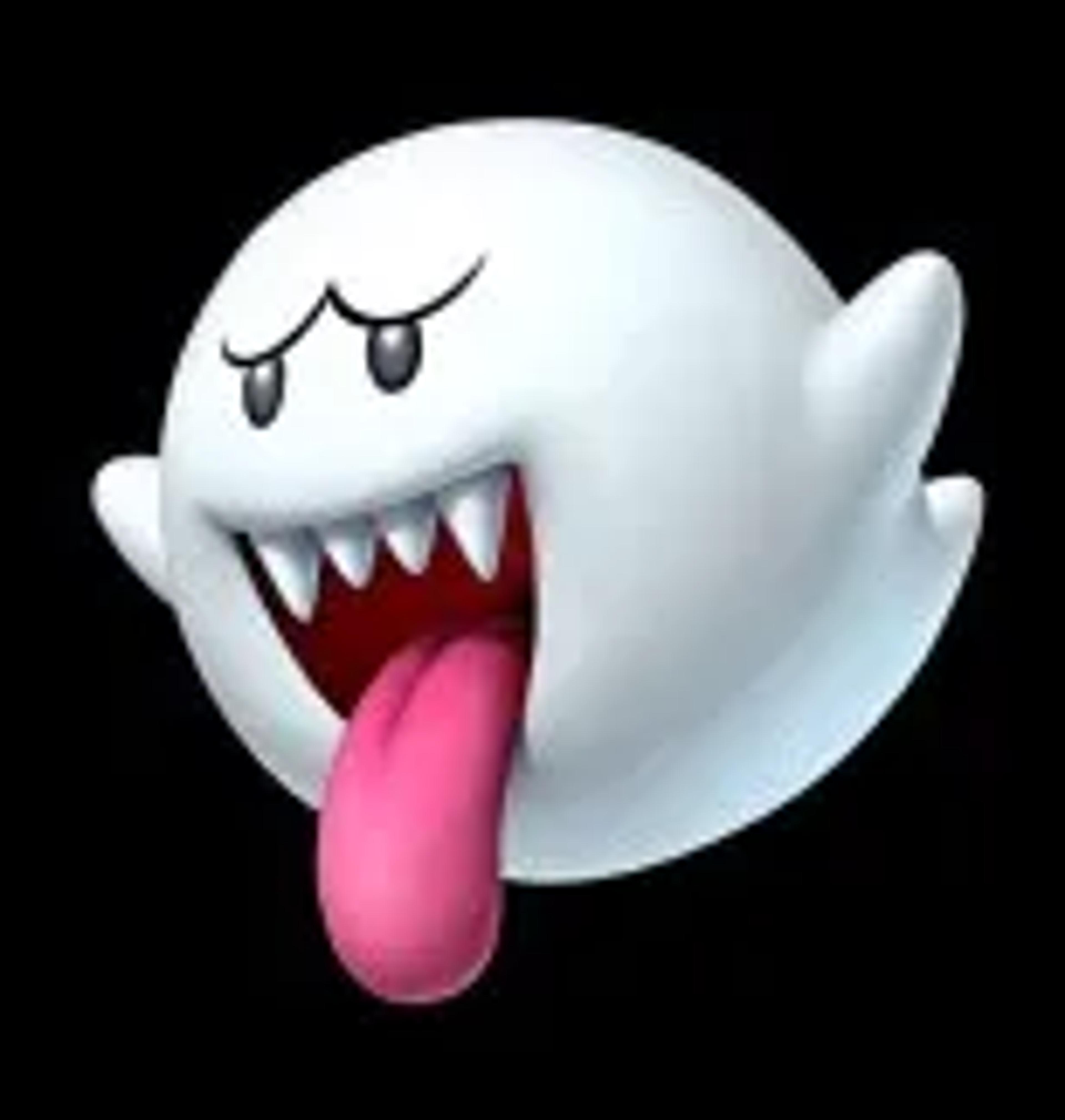image of Boo from Mario Kart