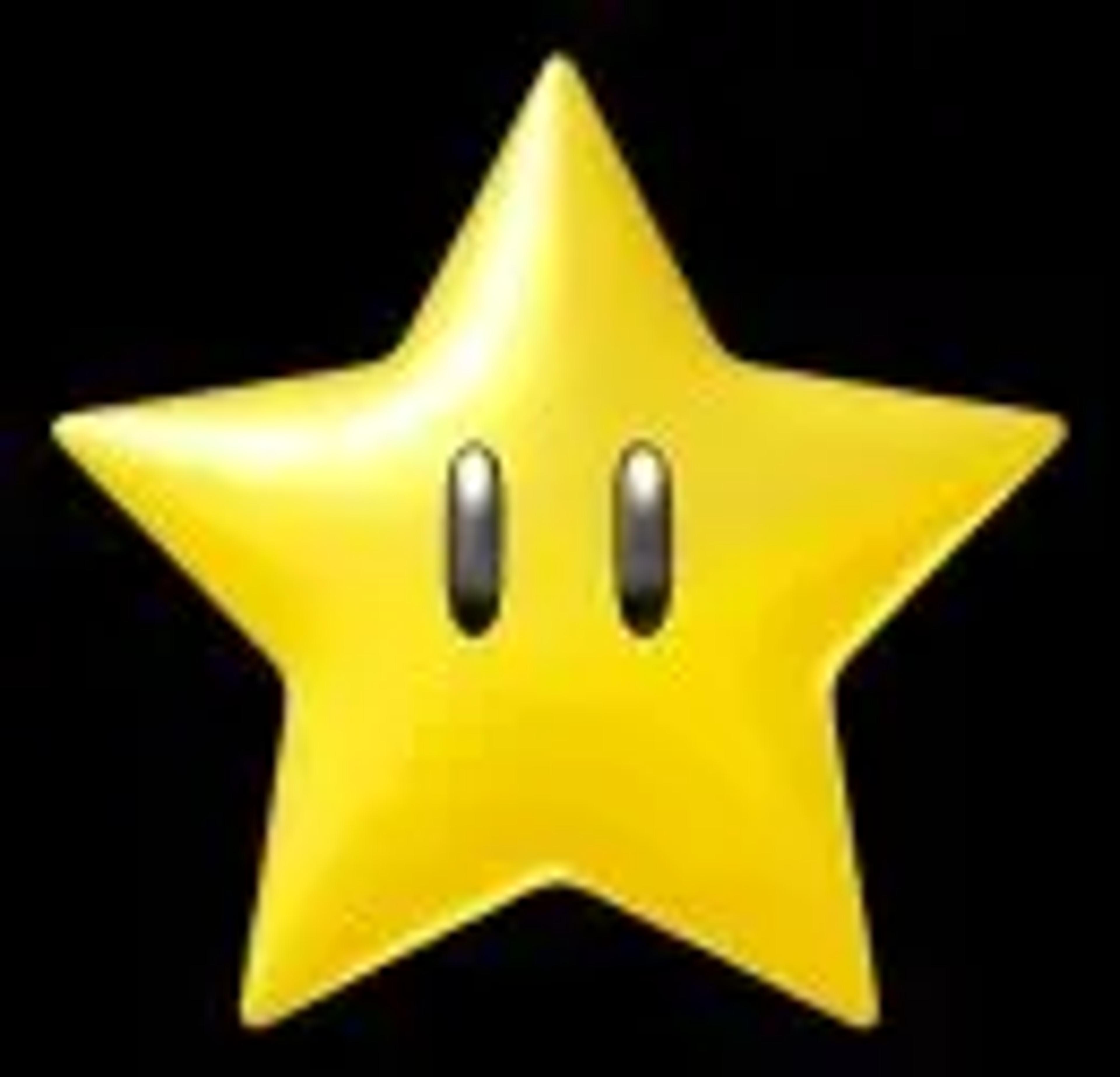 image of the Super Star from Mario Kart