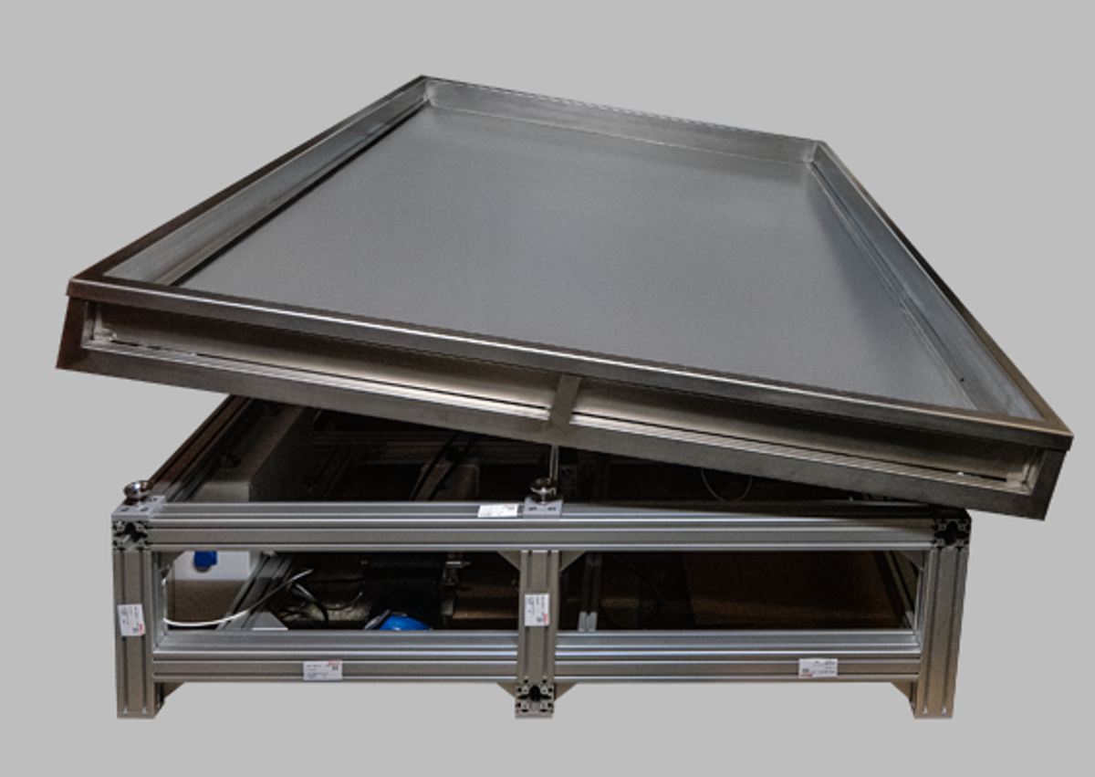 Wanno-stół do prania tekstyliów