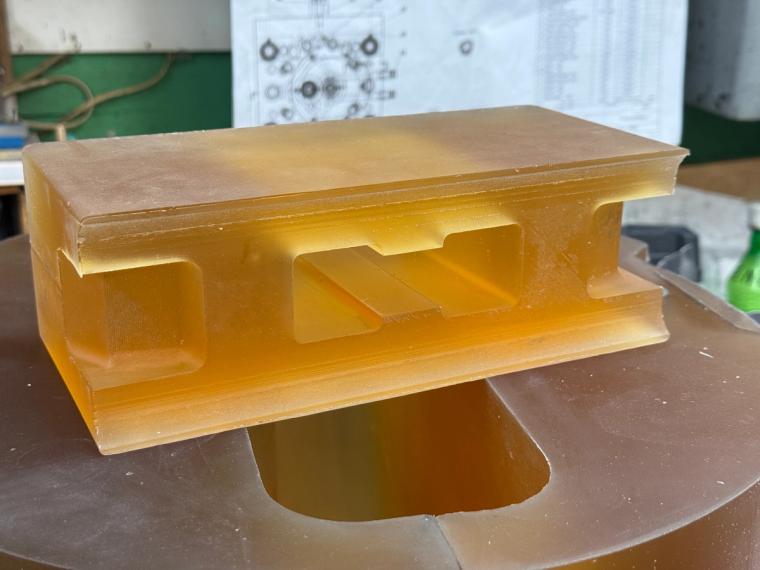 Flexible polyurethane and silicone castings
