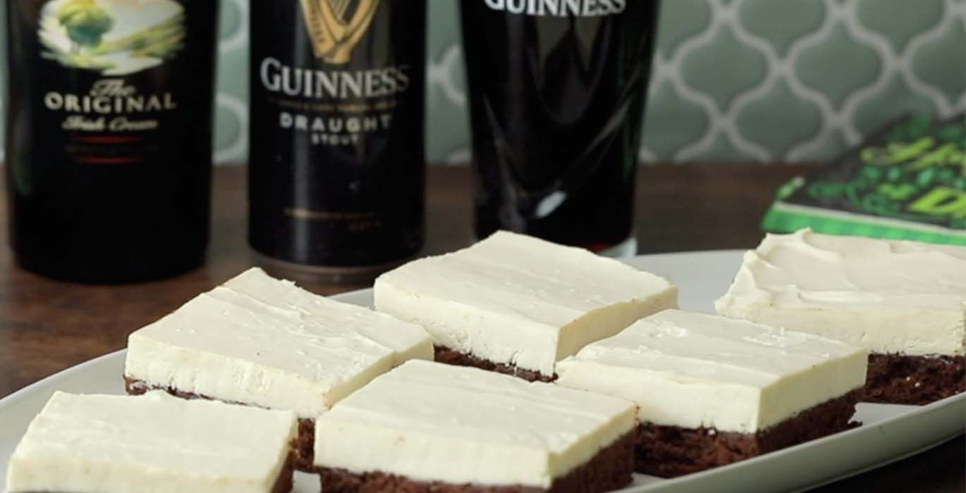 Baileys and Guinness Irish Brownies
