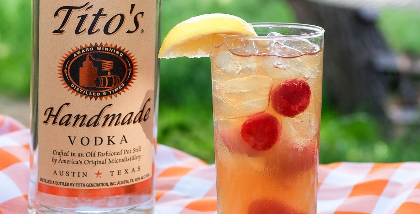 Tito's Raspberry Lemonade & Tea