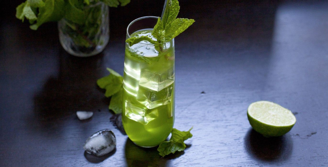 Matcha Mint Highball