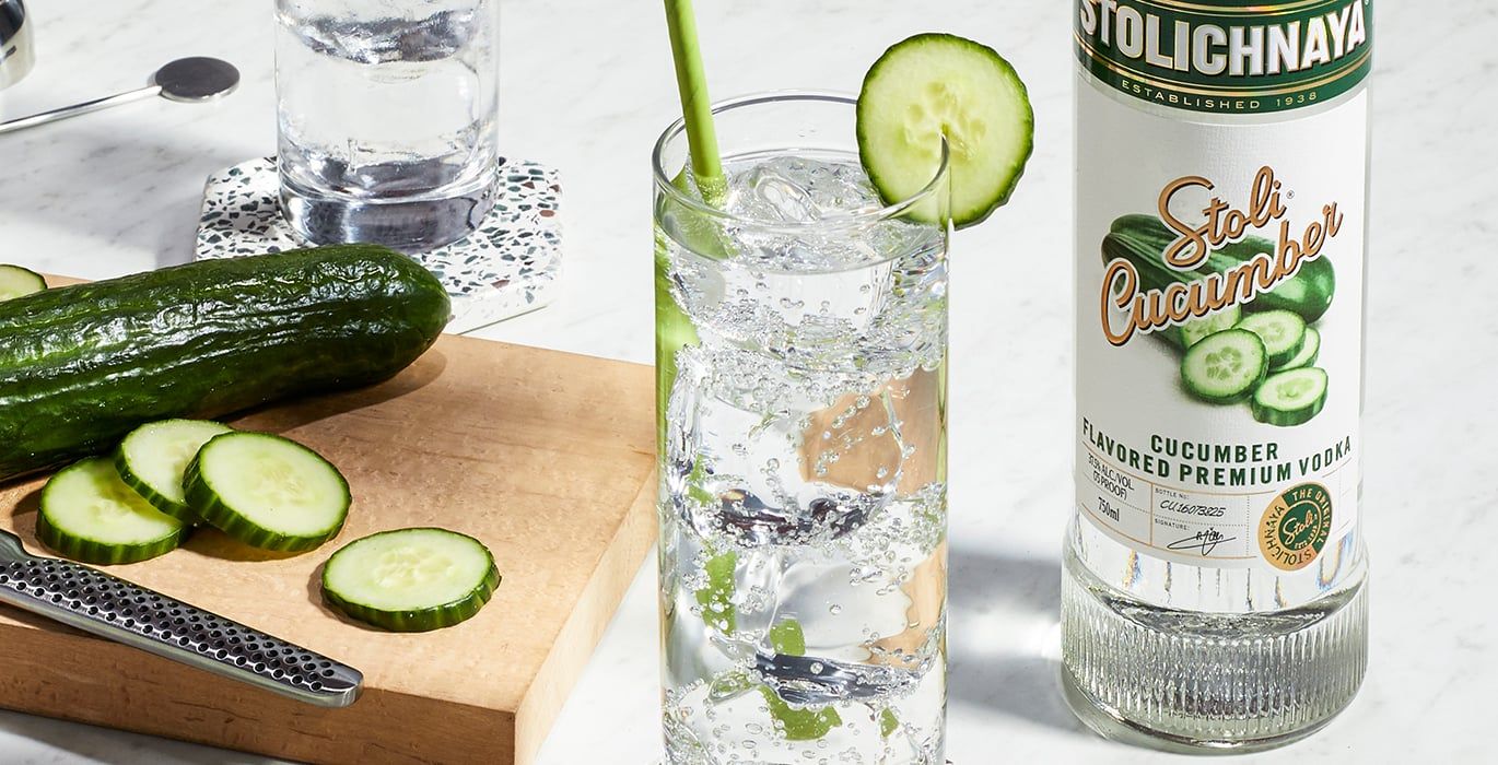 Stoli Cucumber & Soda