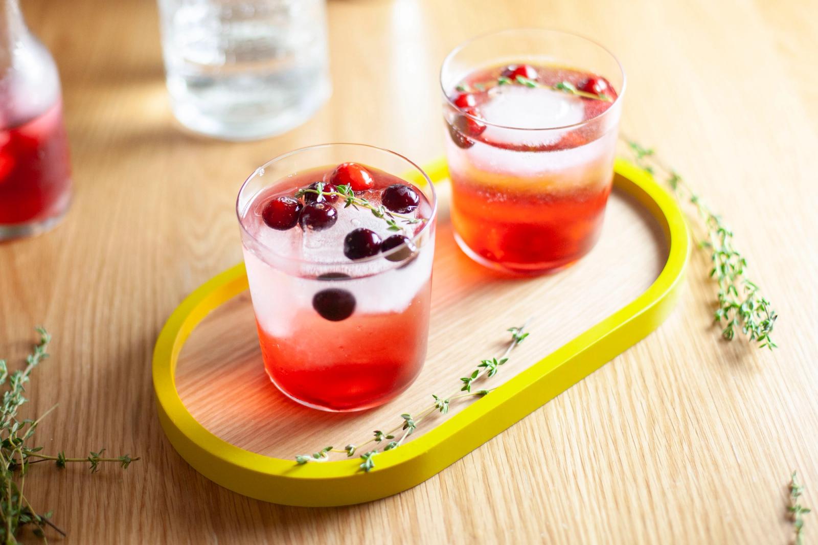 Cranberry Thyme Gin & Tonic