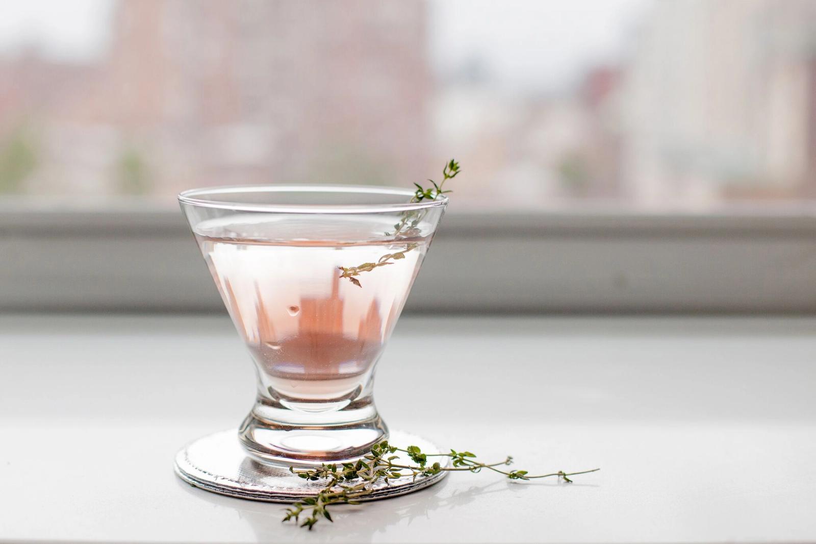 Plum Thyme Martini
