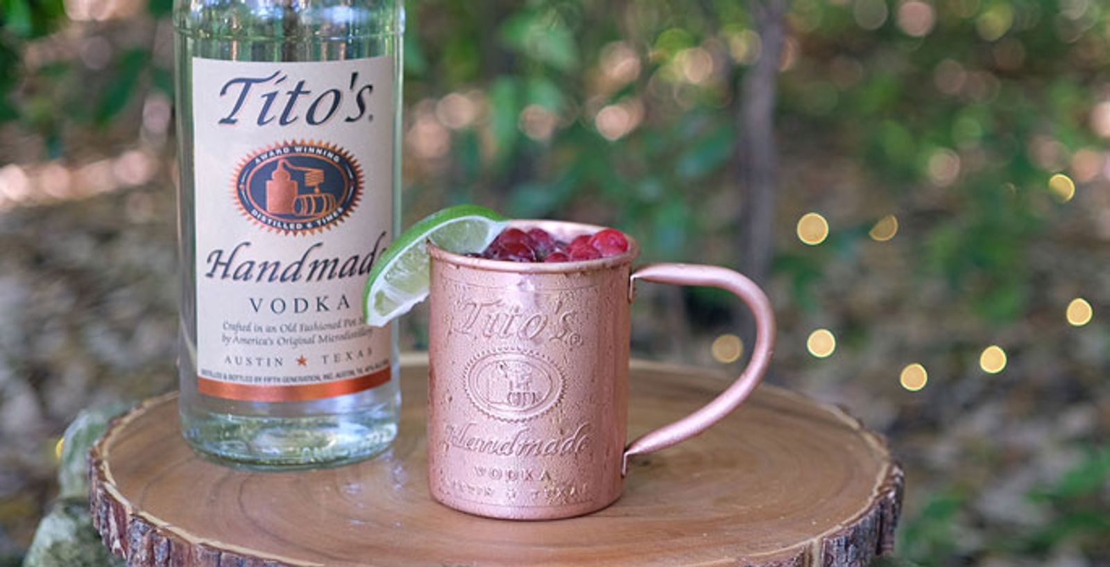 Titos Cranberry Mule