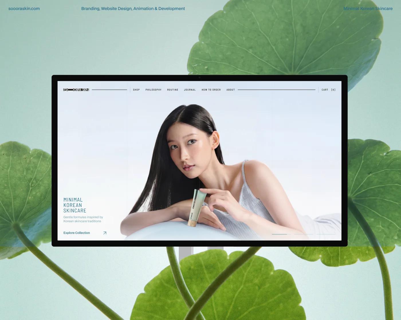 Soora Skin — minimalist Korean skincare e-commerce
