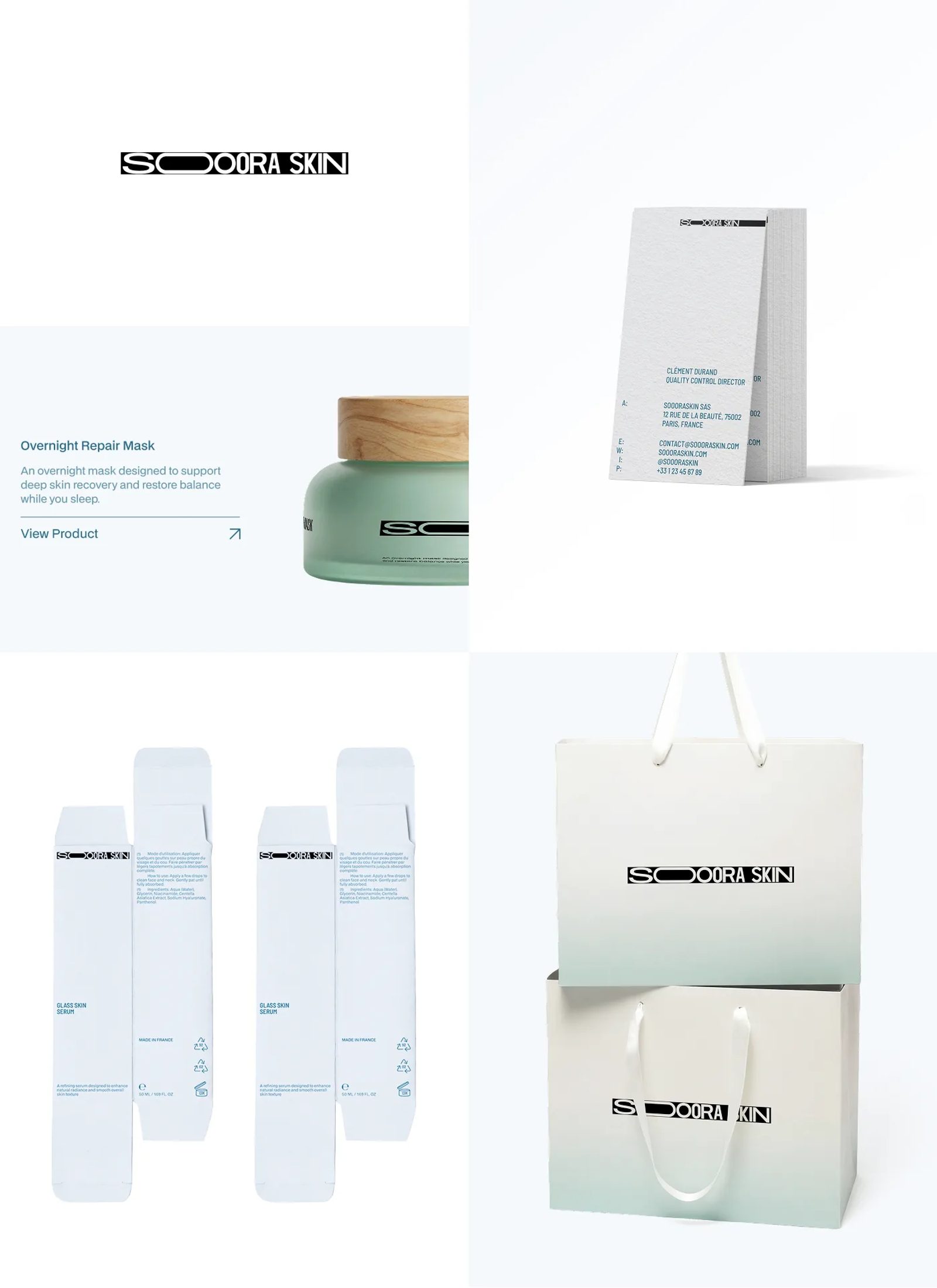 Soora Skin packaging system across the SKU range
