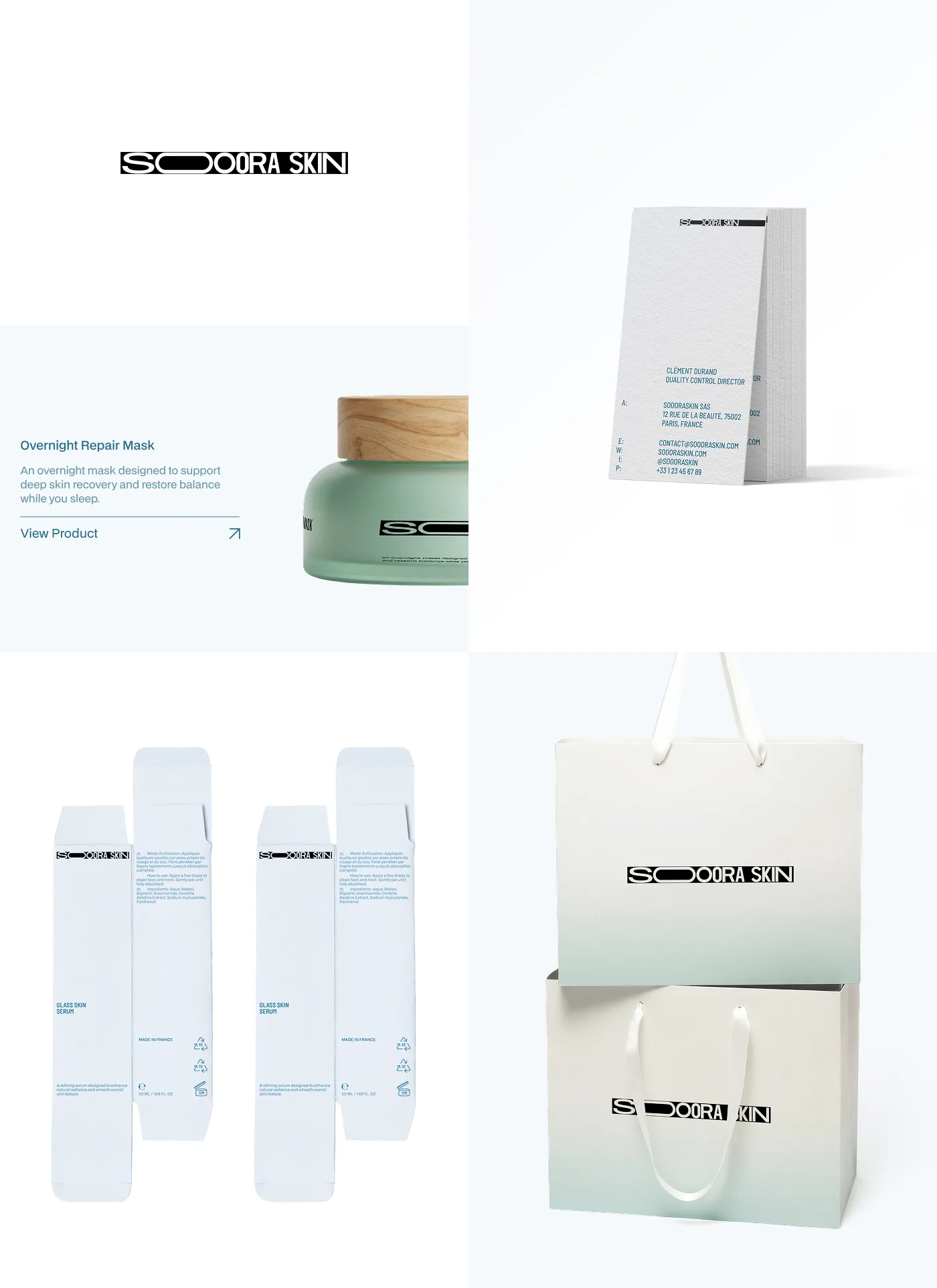 Soora Skin packaging system across the SKU range