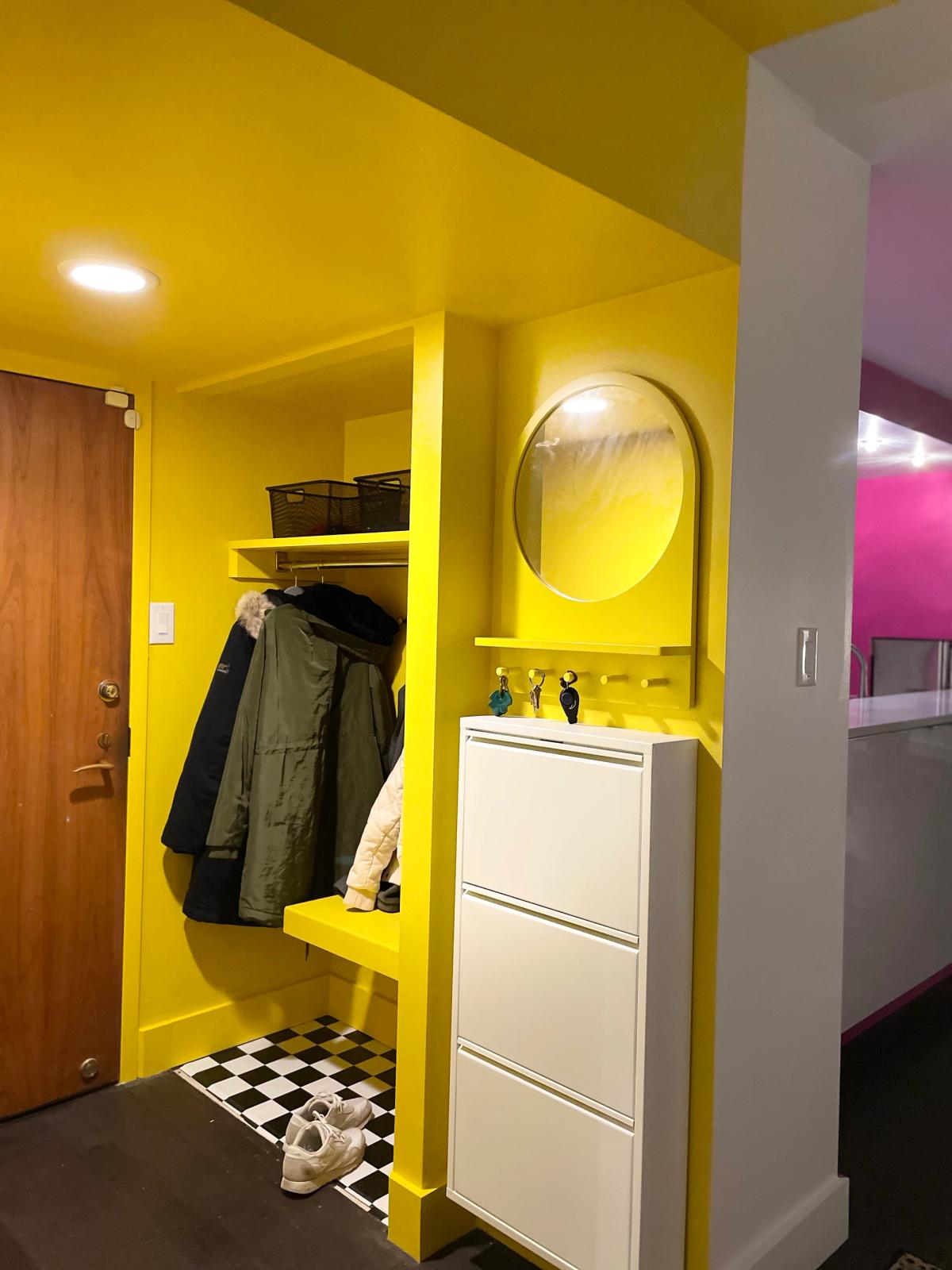 Entryway Contemporary Condo
