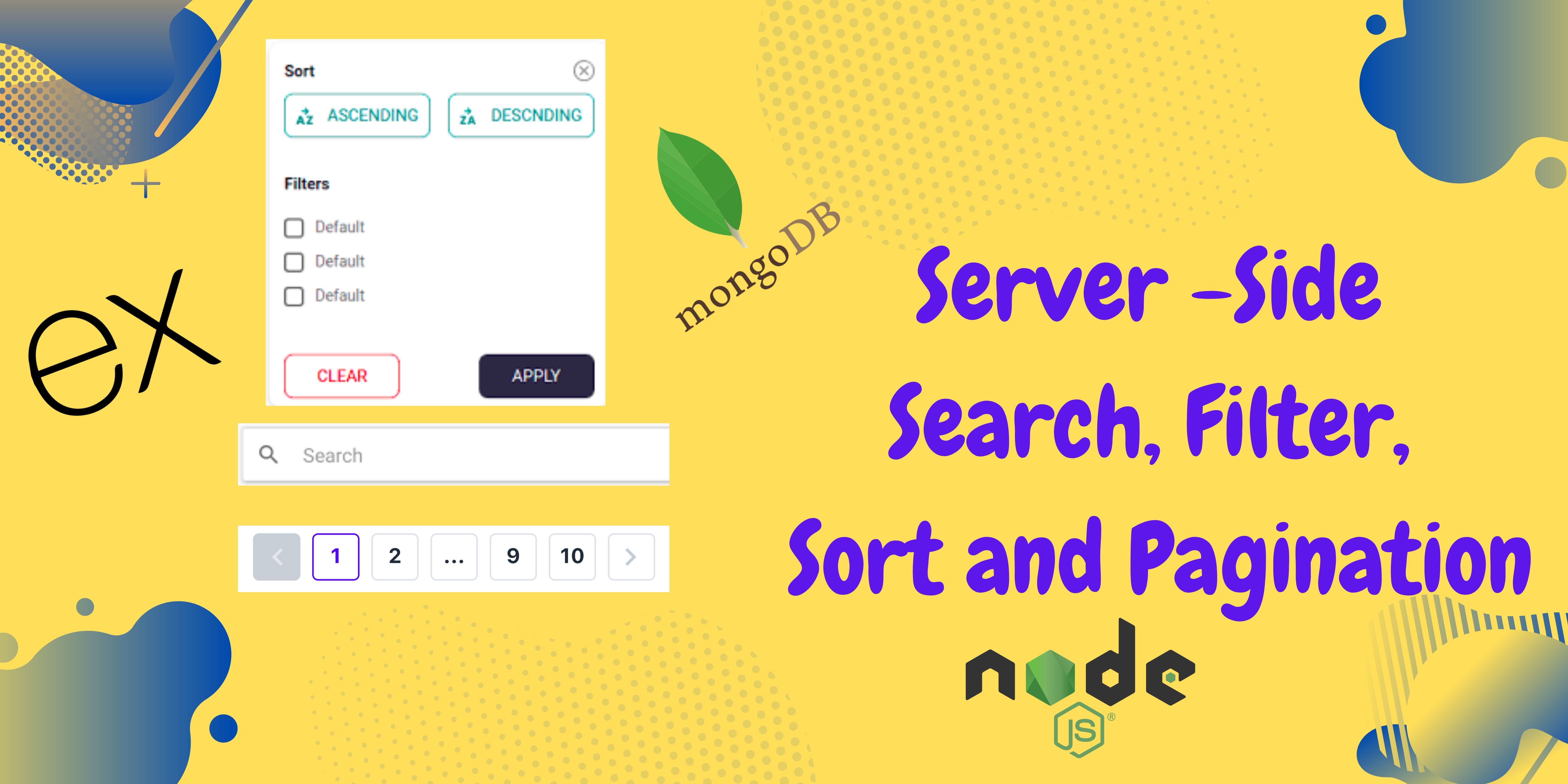 Backend - Search, Filtering, Sorting and Pagination
