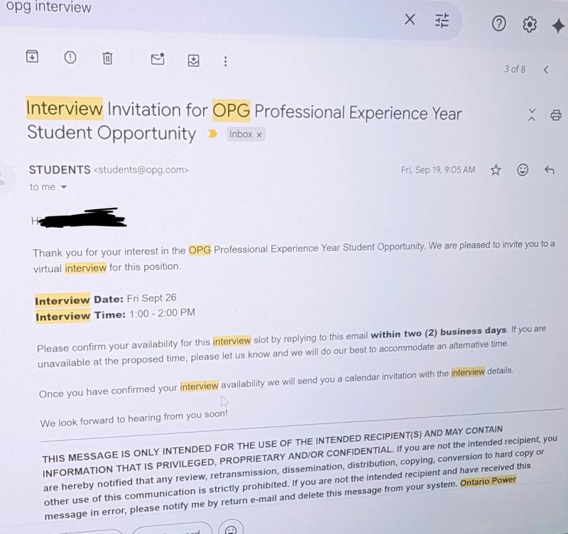interview email chance using a good cover letter