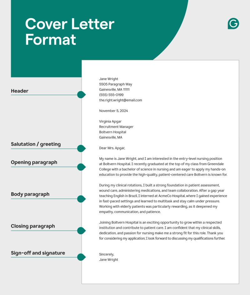 Side-by-side comparison of generic vs. results-focused cover letter paragraphs with engagement metrics