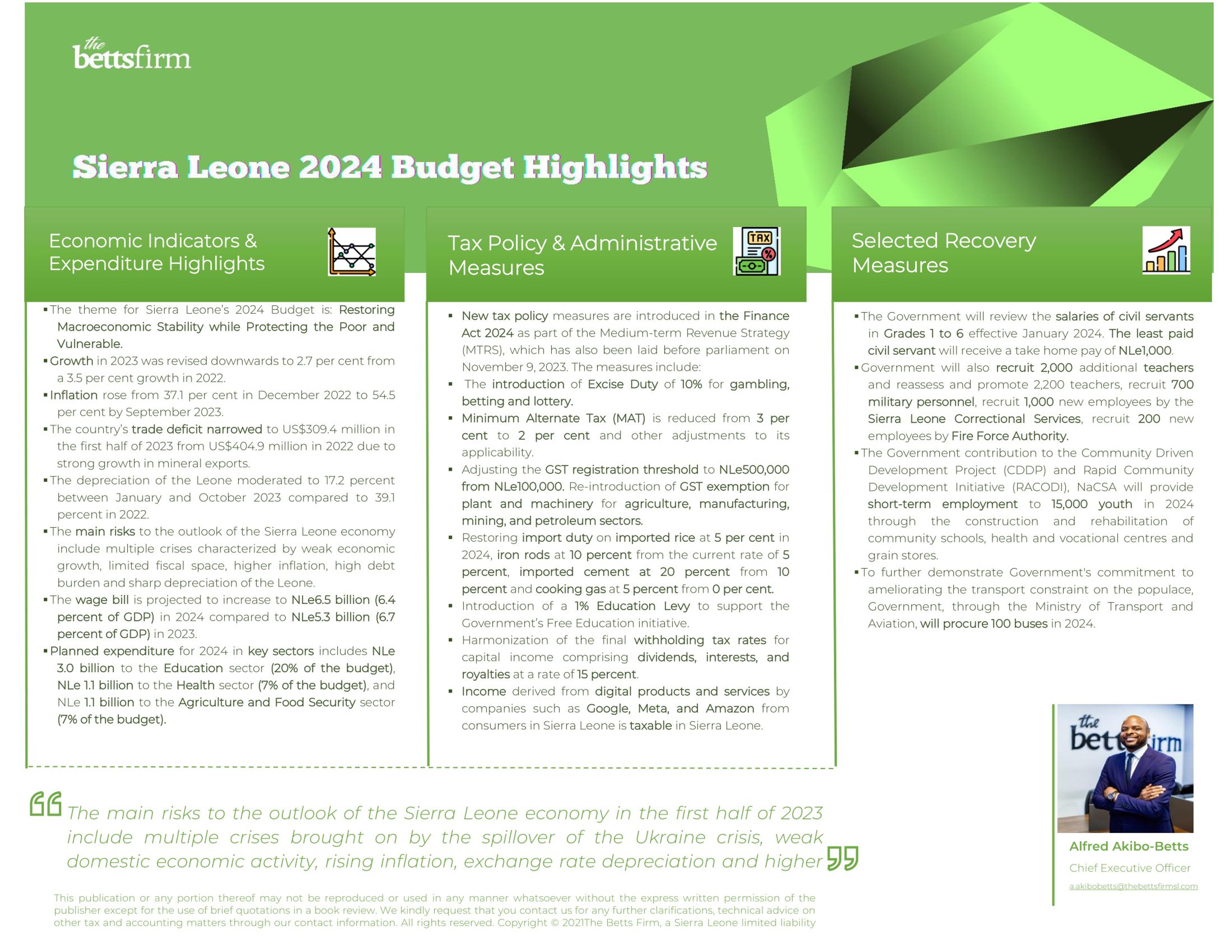The Betts Firm Budget 2024 Highlights 