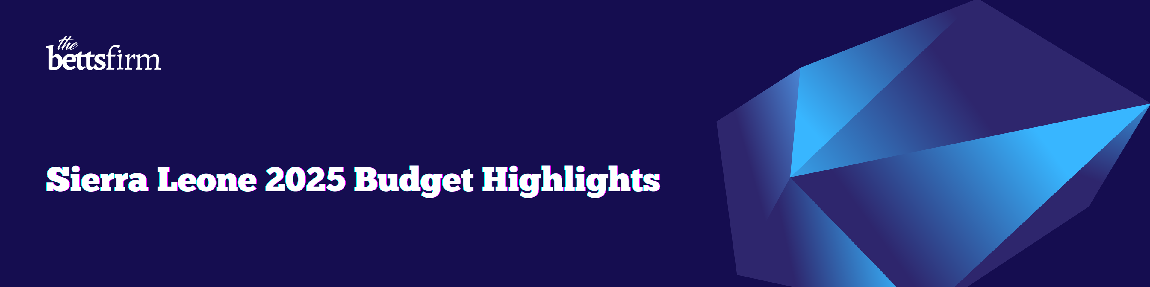 The Betts Firm's Highlight Of The 2025 Budget