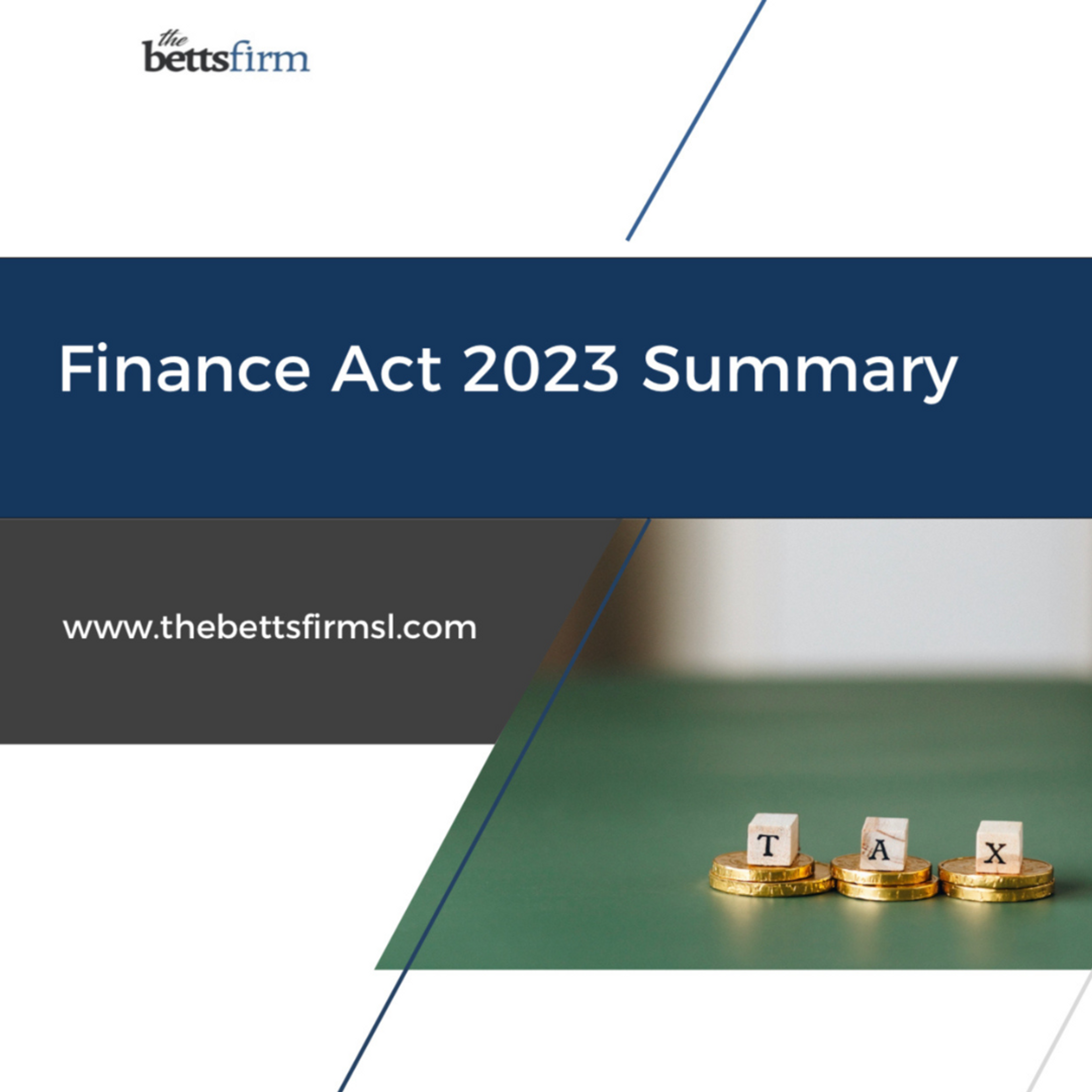 The Betts Firm Summary of The Finance Act 2023