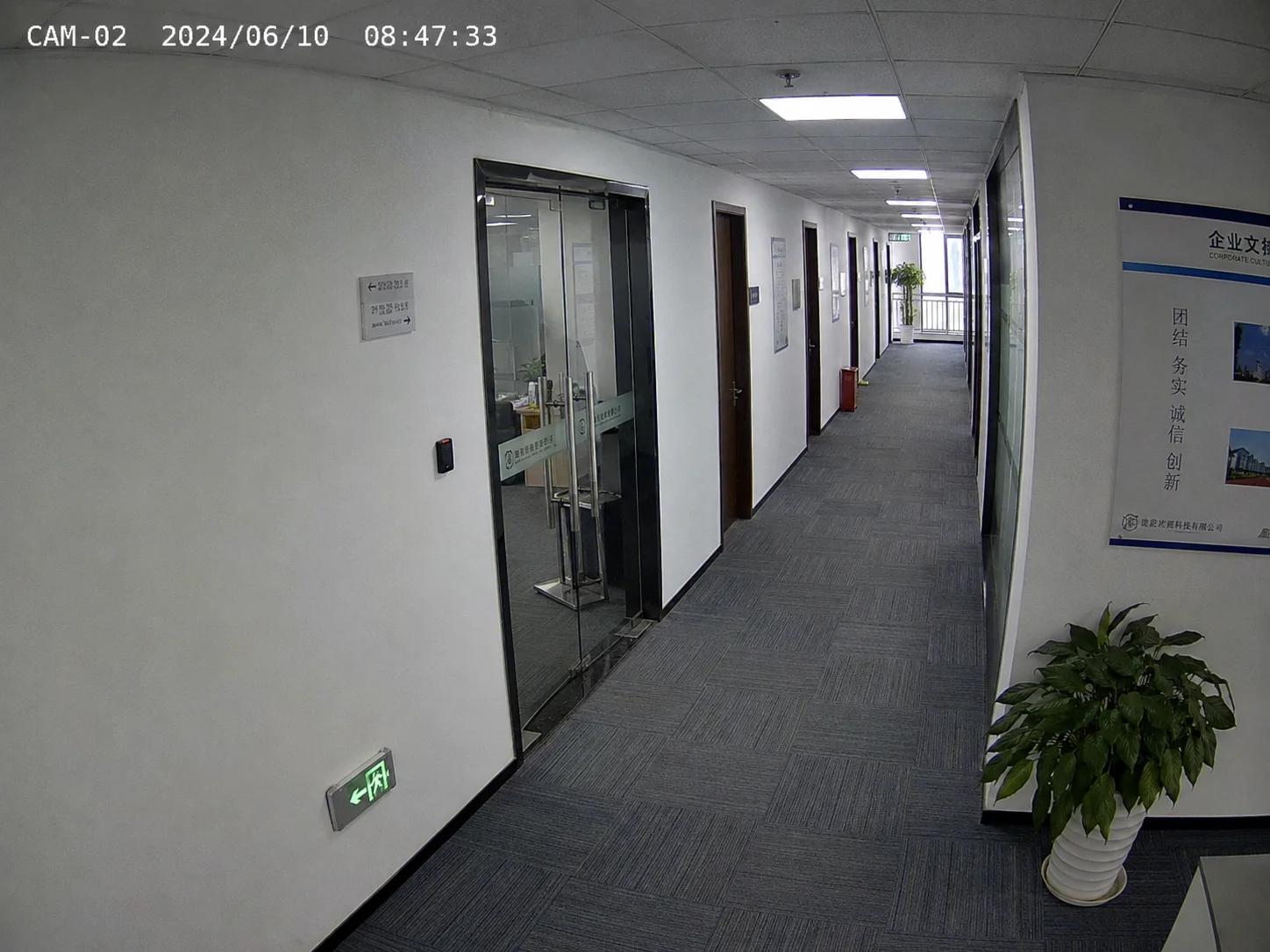 CCTV security footage with timestamp overlay — before removal