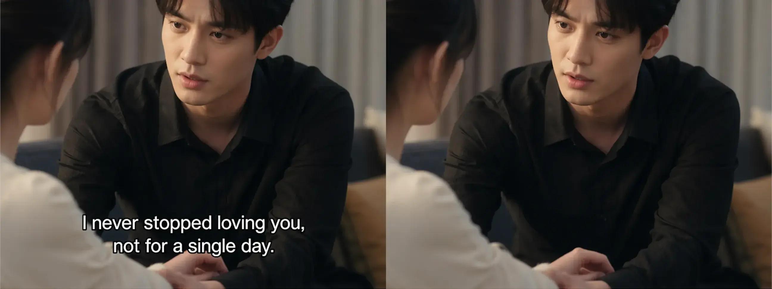 AI short drama subtitle removal before and after comparison