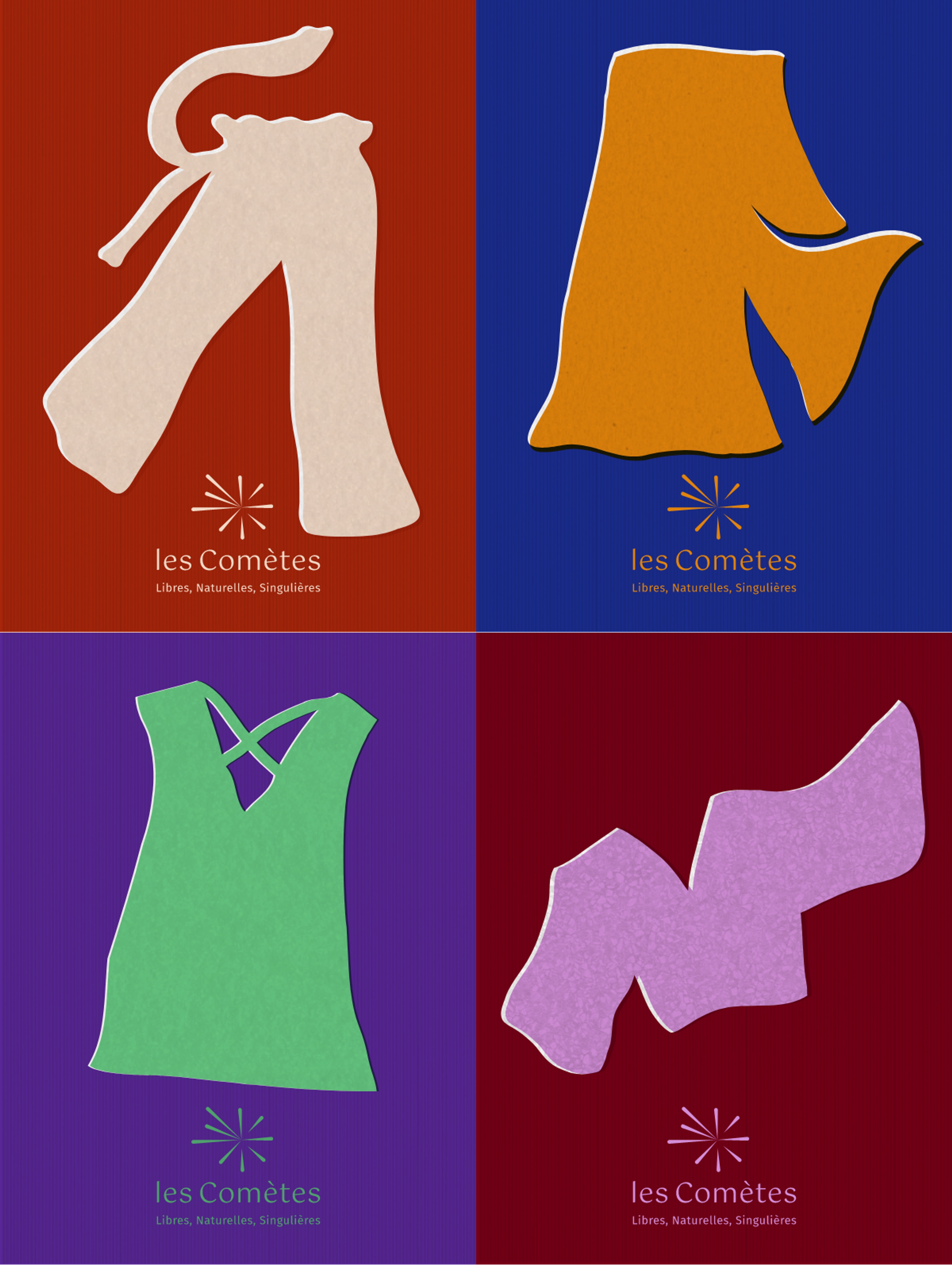 Illustration de la création d'identité du studio