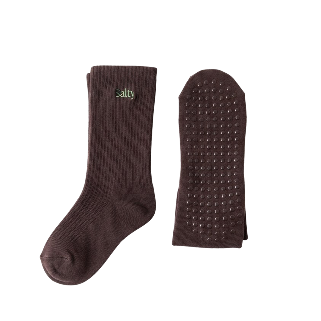 Salty Resistance Socks - Heavyweight Brown