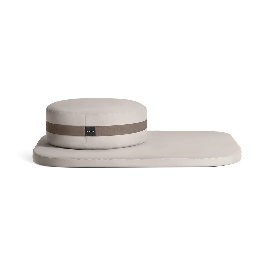Meditation Cushion + Mat Set