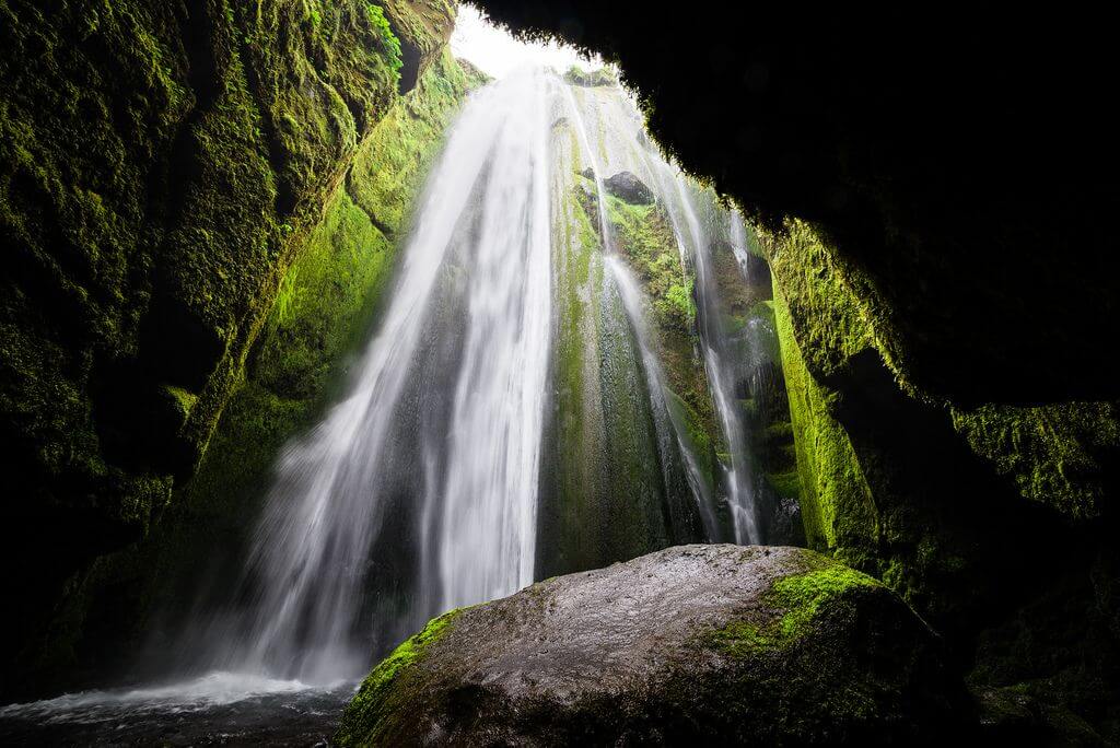 Best tours in Iceland: Gljúfrabúi waterfall on the south coast
