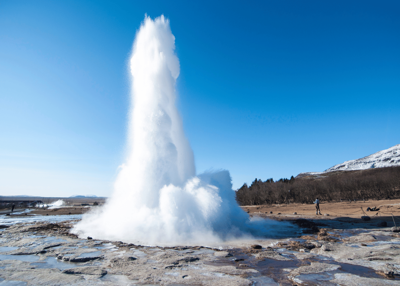 Geysir geothermal area on the Golden Circle in Iceland