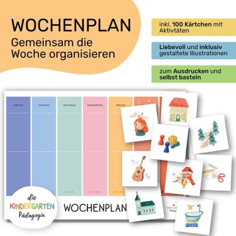 Wochenplan für Kinder