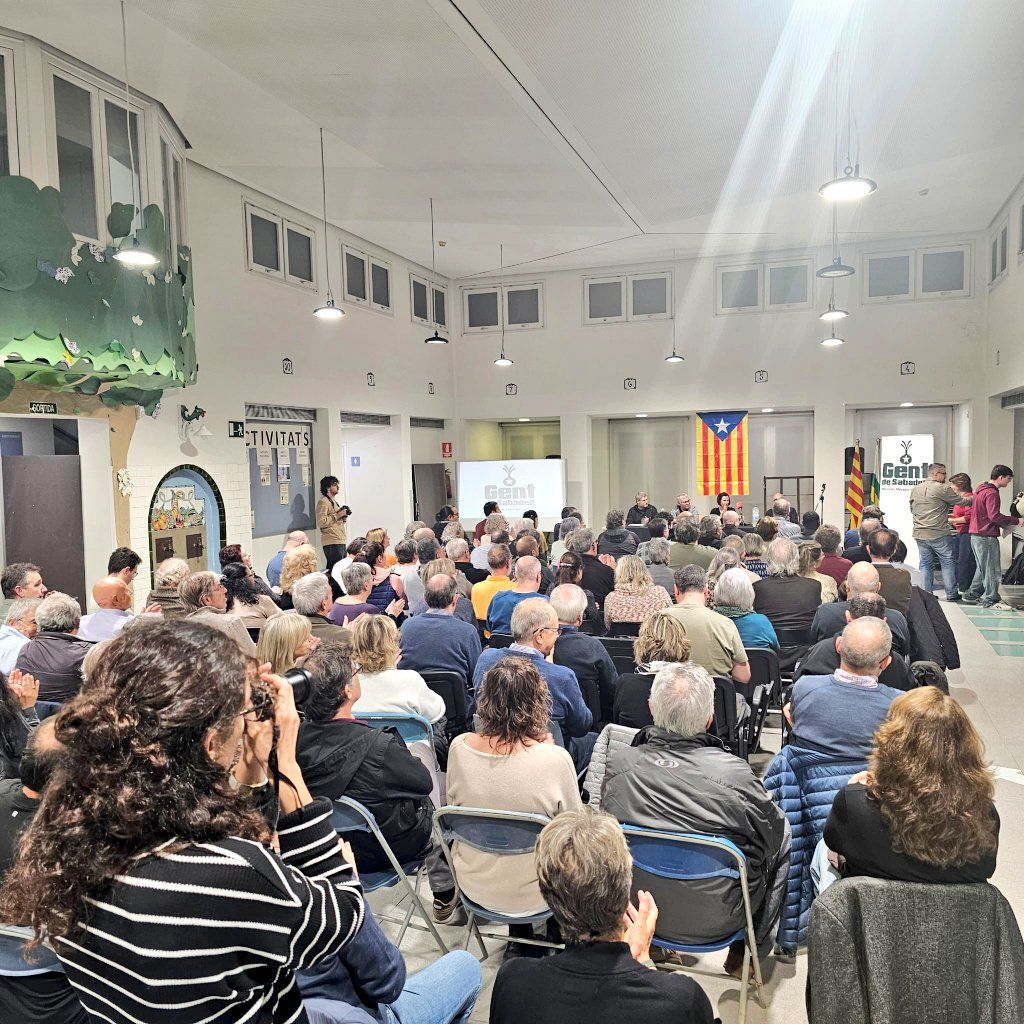 Més d’un centenar de persones al naixement de Gent de Sabadell, nou actor cívic i polític independentista i d’esquerres