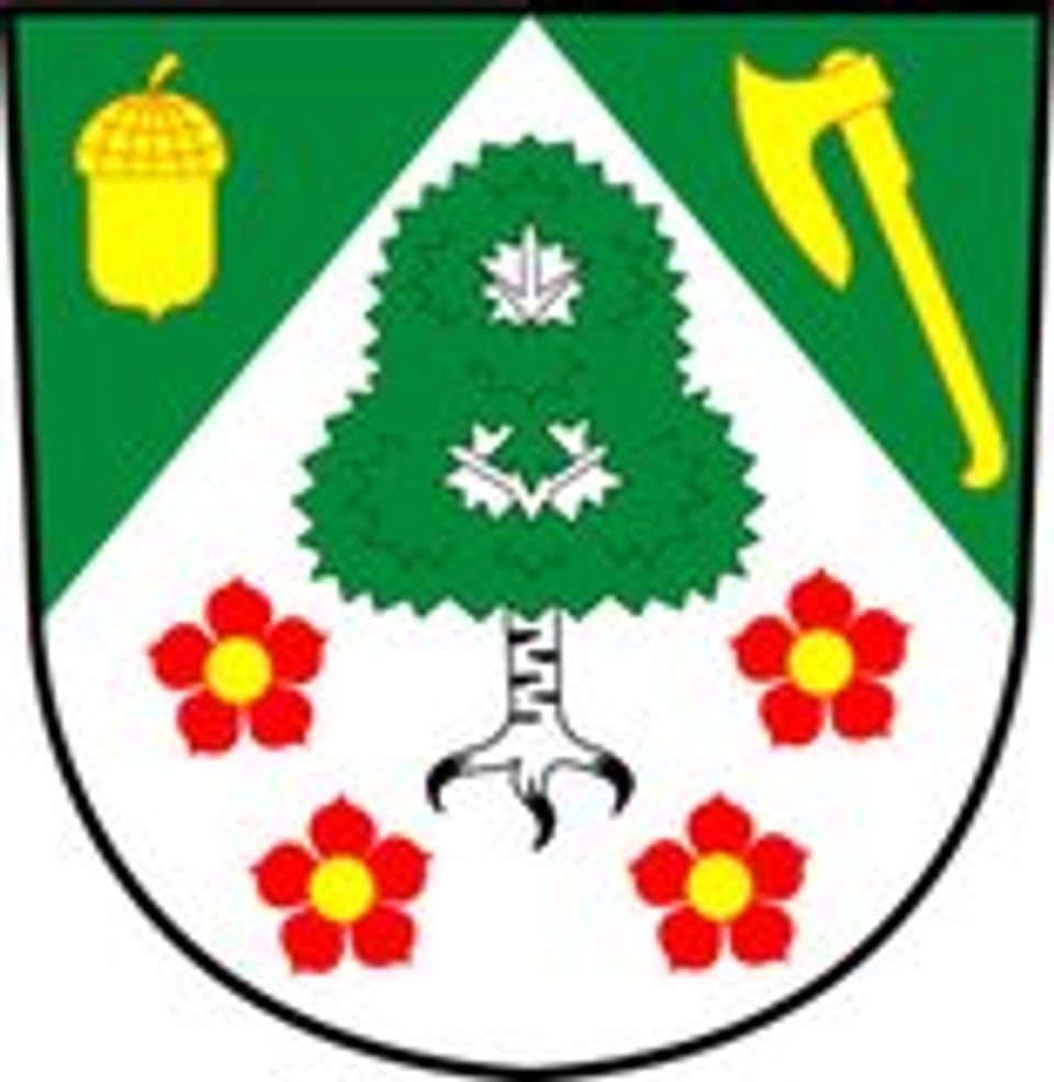 Znak obce Březina