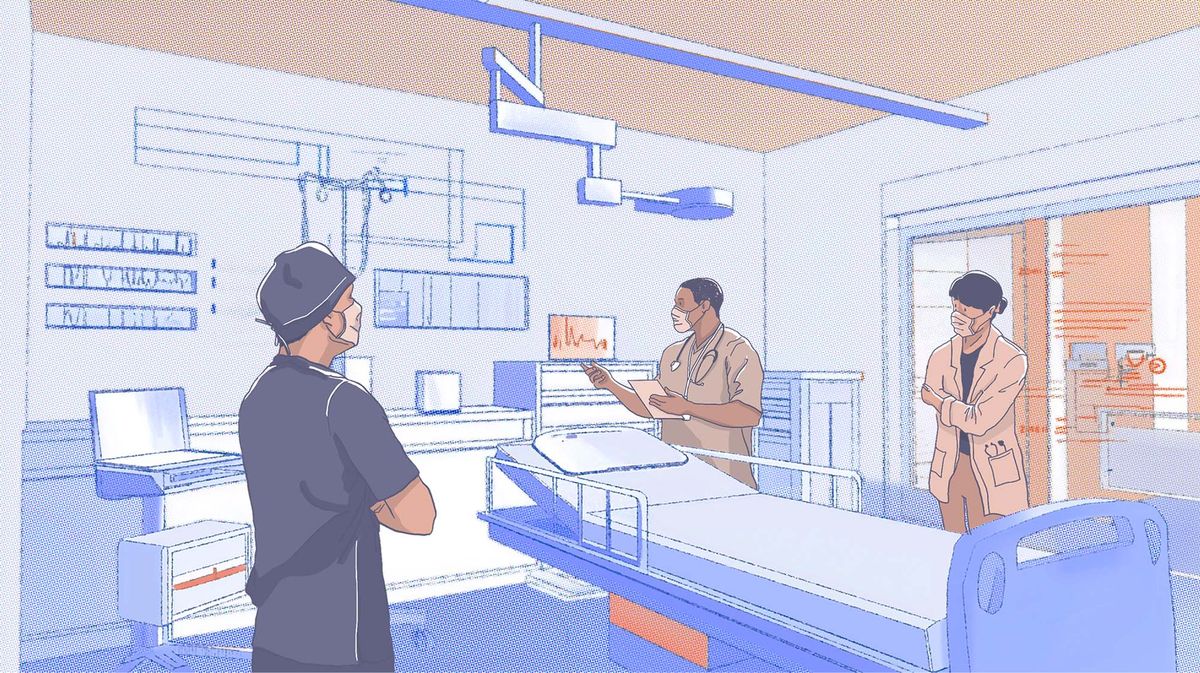 Hospital 3D scene