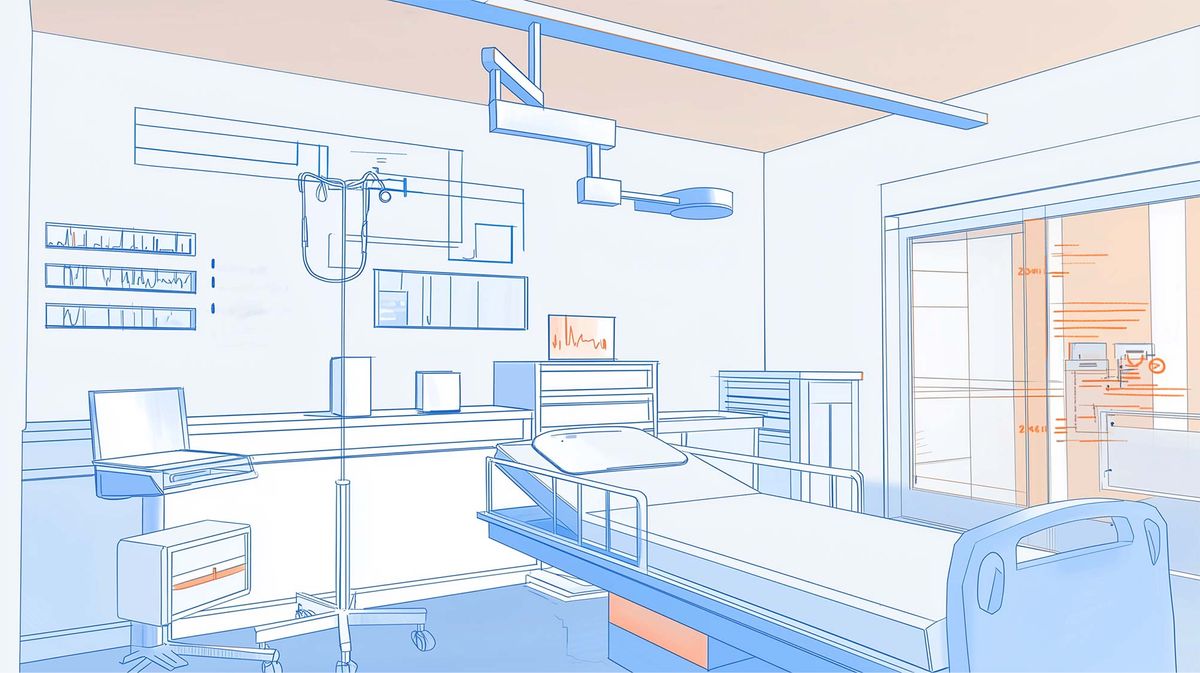 Hospital 3D scene