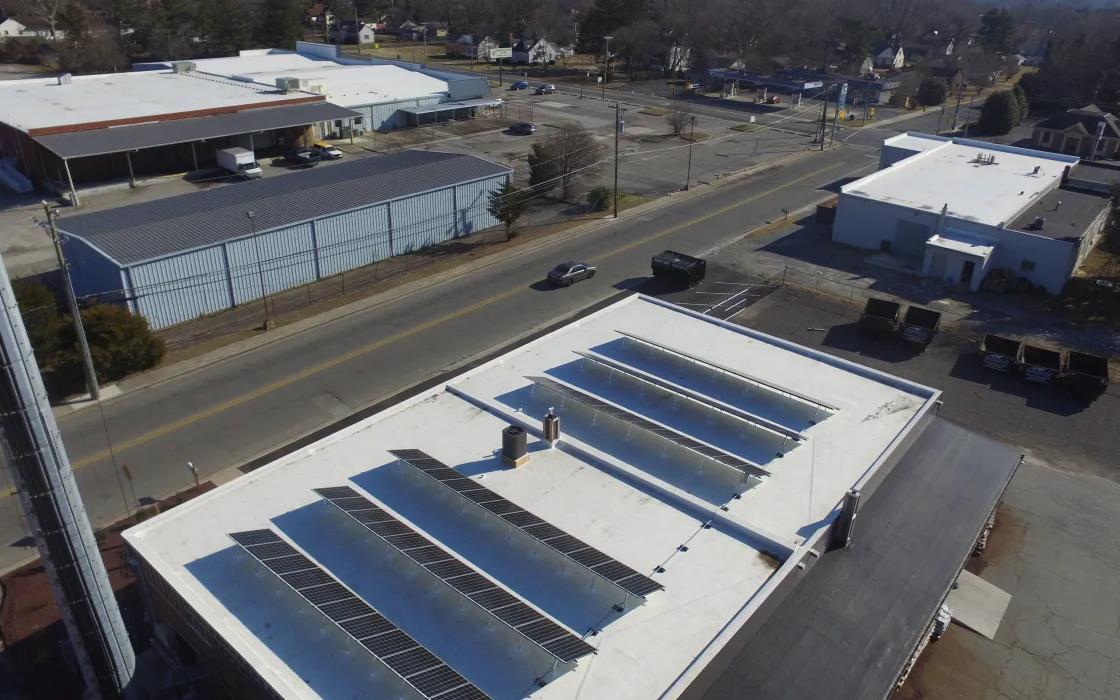 Solar system for Bayside Exteriors in Salisbury, MD, project photograph 1 of 3