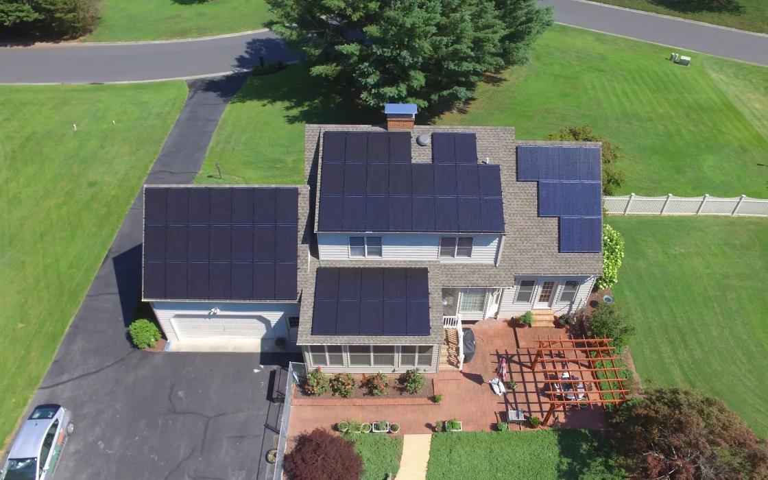 Residential solar system in Salisbury, MD, project photograph 1 of 5
