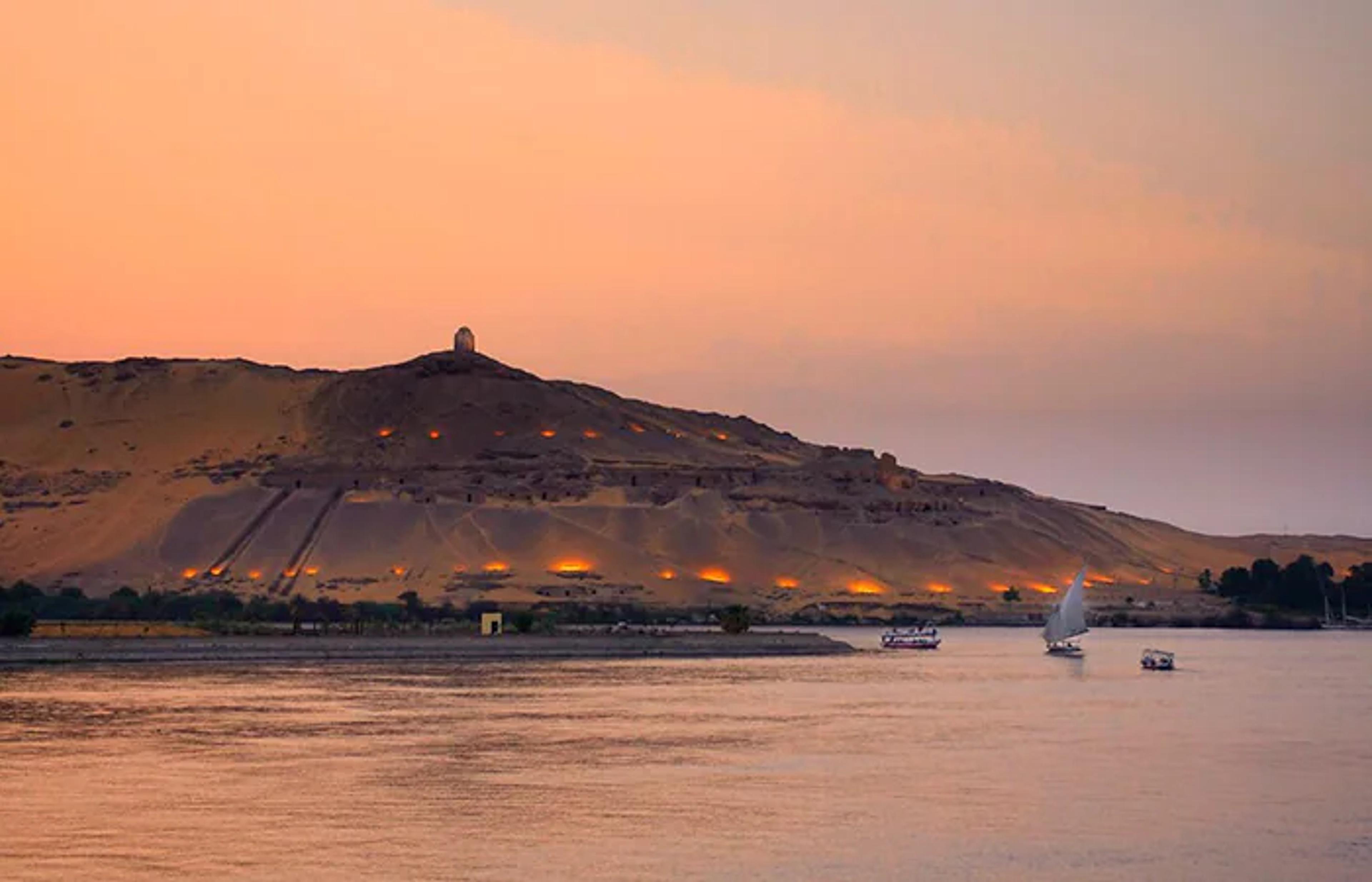 Nubian Village, Nobles’ Tombs( Qubbet El Hawa ) & Aswan Souk Tour