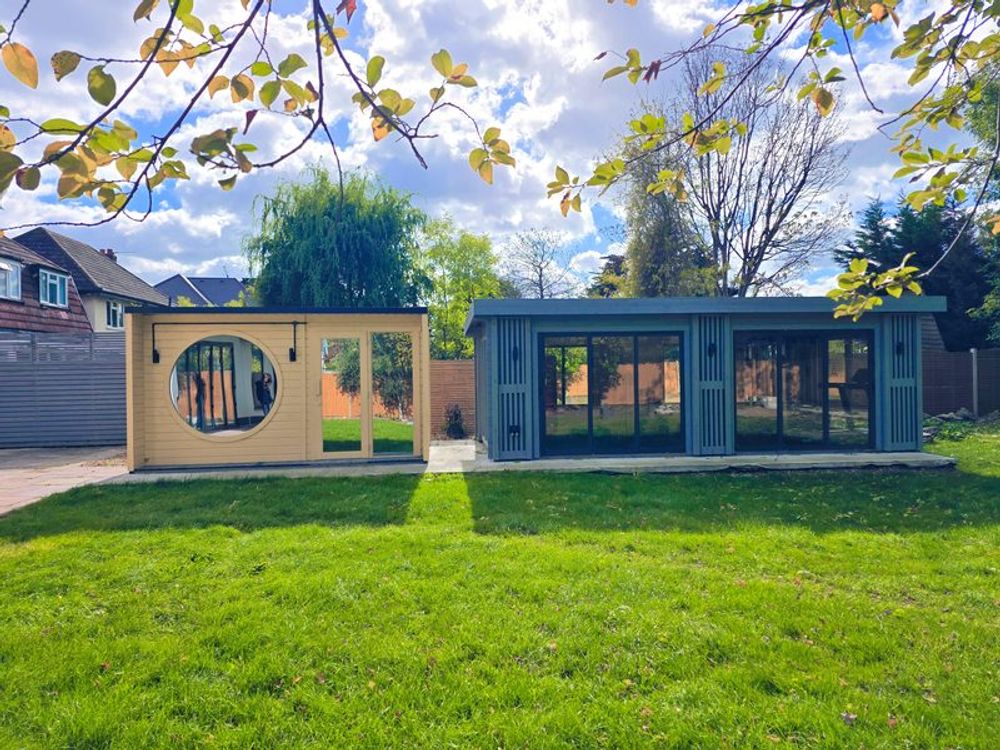 Completed building — autumn view — Garden Gym & Sauna by TrustBuilt Projects