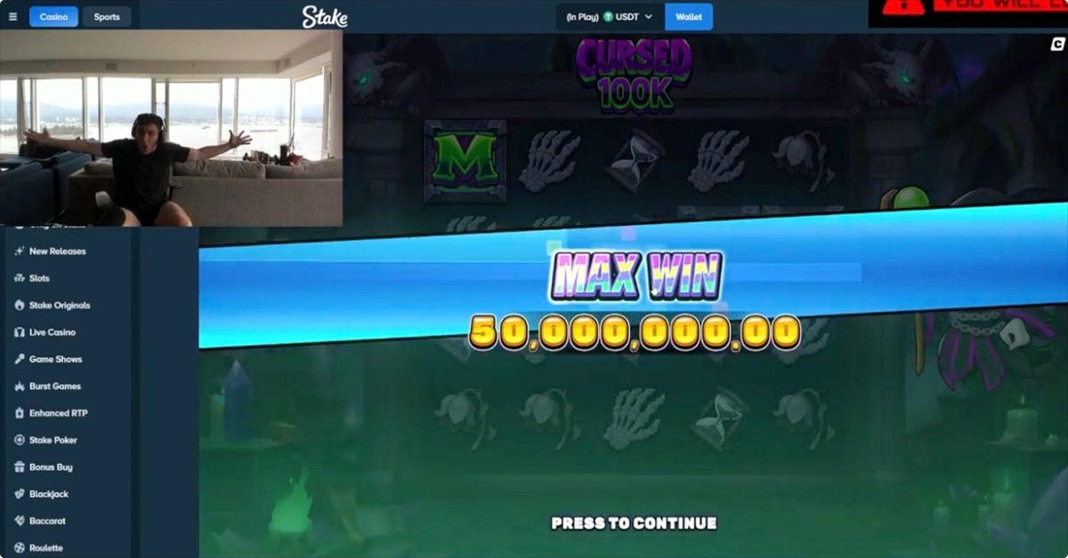Ten Spins Later Another US$50 Million Max Win