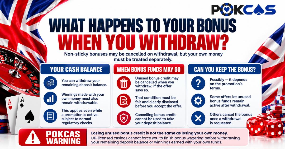 How your bonus is affected by withdrawal