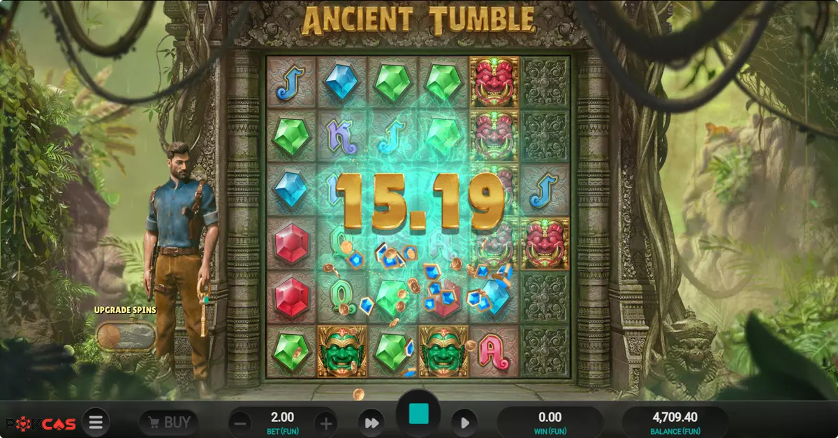 Ancient Tumble Features and Bonus Features