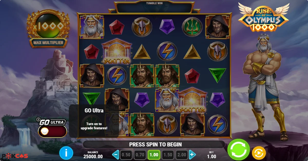 Rise of Olympus 1000 Slot From Play'n GO
