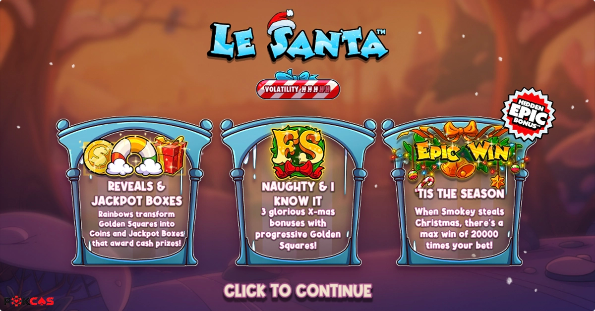 Le Santa Features and Bonus Features