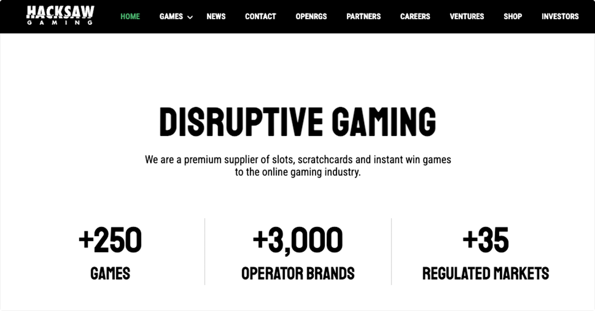 Hacksaw Gaming key facts and platform data
