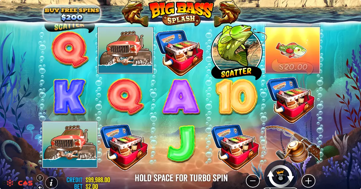 Big Bass Splash Features and Bonus Features