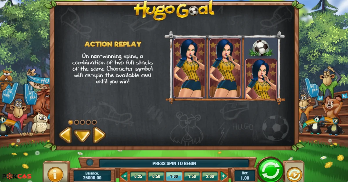 Hugo Goal Features and Bonus Features