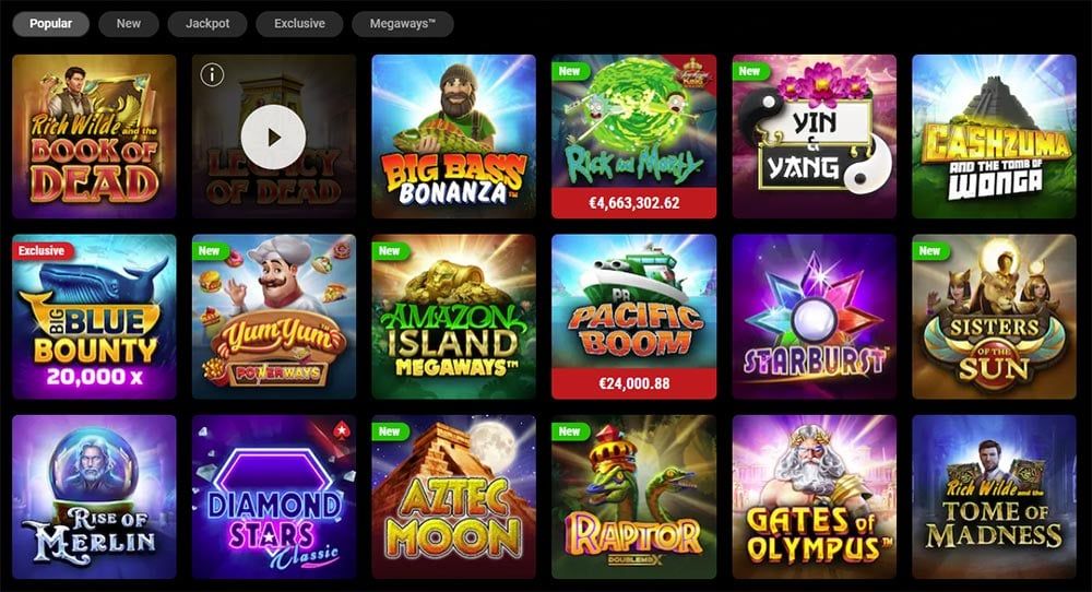 PokerStars slots games