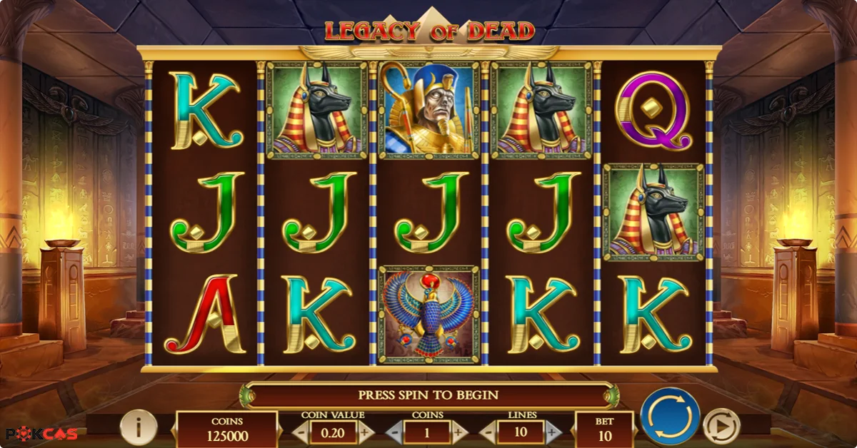 Legacy of Dead Slot From Play'n GO