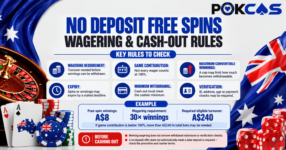 No deposit free spins cashout rules