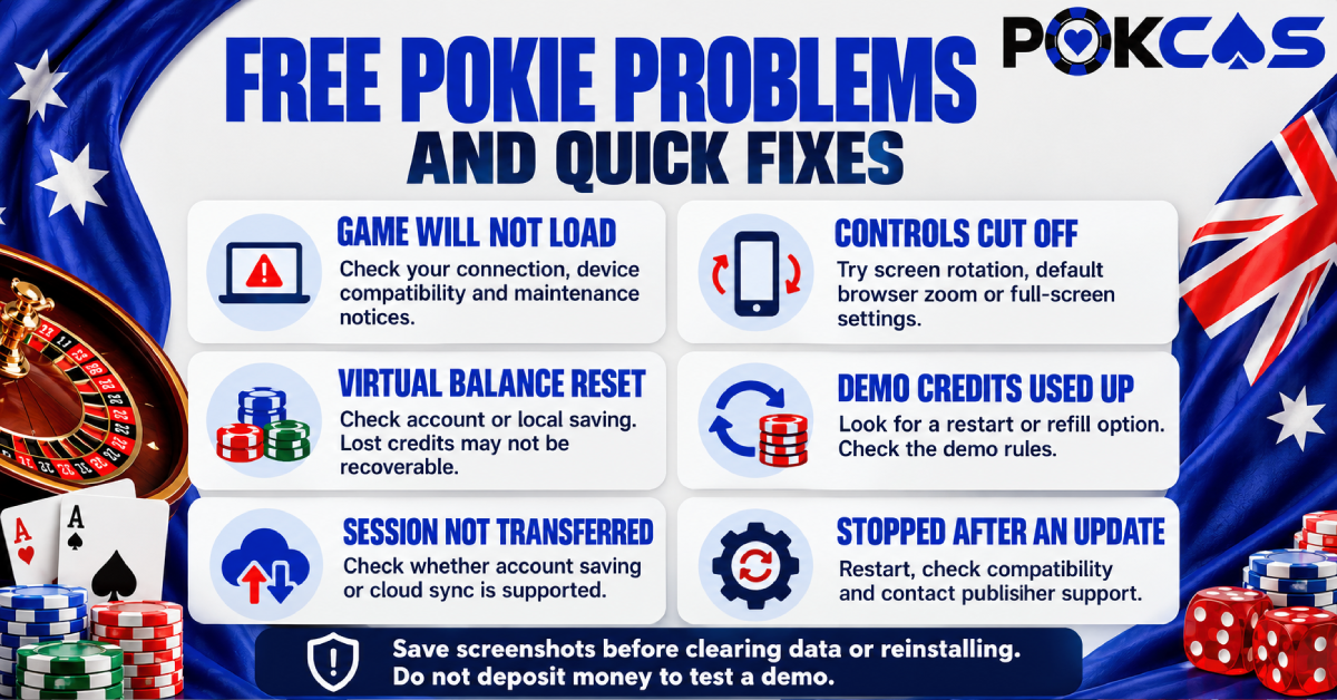 Troubleshooting Pokie Issues