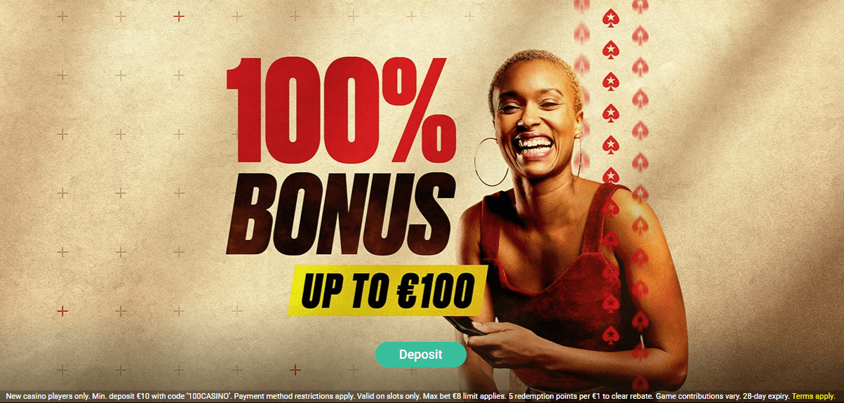 Pokerstars Casino welcome bonus